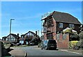 TQ7813 : Houses in Harbour Way at junction with Mare Bay Close, St Leonards-on-Sea by Patrick Roper