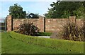 Garden at the entrance to Broughton Hall