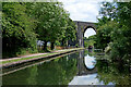 Canal and viaduct near Oxley in Wolverhampton