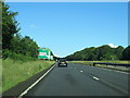 The A30 west approaching Tregadillett junction