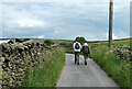 Walking on Scalehaw Lane