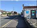 Co-op in Woolavington on the B3141, looking south