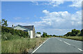 Houses on the A487 west of Croes-goch