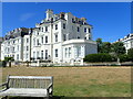 Clifton Crescent seen from The Leas