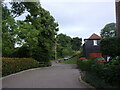 Looking down Tanners Reach towards Farnham Road