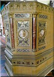 TQ5243 : The pulpit, St. John the Baptist's Church Penshurst by pam fray