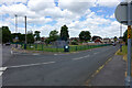 A playground at the junction of Wistow Road (B1223) and Monk Lane, Selby