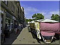 Market stalls on High Street