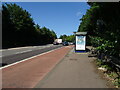 Bus stop and shelter on Thames Way (A226)