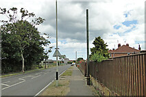 TM5392 : Old disused stench pipe on Waveney Drive by Adrian S Pye