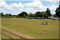 Seat on the green at Godshill