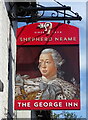 Sign for the George Inn, Meopham