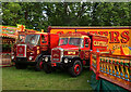 Hornsey : travelling fair vehicles, Priory Park