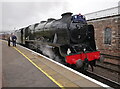 NH6645 : 46115 Scots Guardsman, Inverness railway station by Craig Wallace