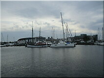 TM1643 : Ipswich, marina by Jonathan Thacker