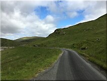 NN5940 : Minor road near Loch na Lairige by Steven Brown