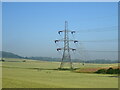 TQ6871 : Pylons in crop field, Shorne by JThomas