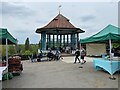 Market and bandstand, Horniman Gardens, London