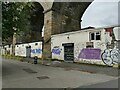 Underneath the arches, Kirkstall railway viaduct