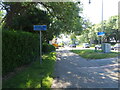 Cycle path beside the A2