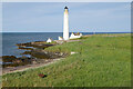 The lighthouse at Scurdie Ness