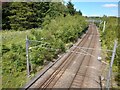 Railway passing Plains