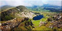 SH7013 : The Saddle and Llyn y Gadair from Penygadair by Anthony Parkes