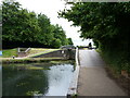 Cantilever footbridge at Factory Bottom Lock