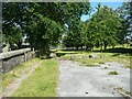 Denholme Footpath 59 passing the church