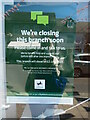 SU8486 : Closure Notice at Lloyds Bank, Marlow by David Hillas