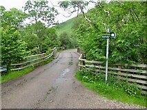 NN1468 : Road, Glen Nevis by Richard Webb