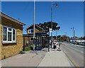 Bus stop and shelter on Harbour Street, Whitstable