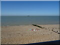 Shingle beach and groyne, Herne Bay