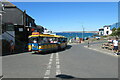 Newquay land train on Beach Road