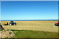 Gathering in the harvest at a farm near Bedruthan Steps