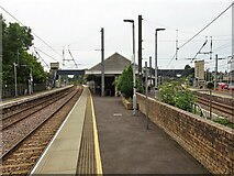 NS2943 : Kilwinning railway station, Ayrshire by Nigel Thompson