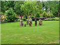 SE2177 : Stone Circle at the Himalayan Garden and Sculpture Park by David Dixon