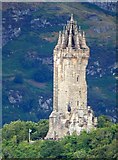 NS8095 : Wallace Monument - Zoomed view from Stirling Castle by Rob Farrow