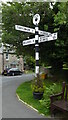NY2339 : Direction Sign â€“ Signpost in Ireby village by Mike Rayner
