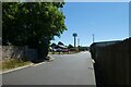 Communications mast on Newsham Road