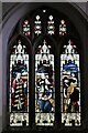 SY1398 : Gittisham, St. Michael's Church: Stained glass window 2 by Michael Garlick