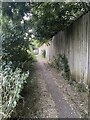 Footpath alongside A419