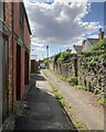 Cardiff: down a long back alley