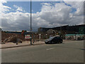 Recently demolished buildings on Triumph Road