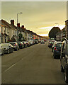 Canton: Lansdowne Road at sunset