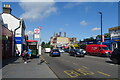 Bus stop and shelter on Eltham High Street