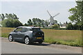 New electric power meets old wind power, Saxtead Green, Suffolk