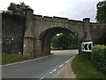 Old railway bridge over the A939