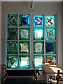 Haslemere Educational Museum: stained glass window