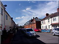 Looking north-west along Chester Street